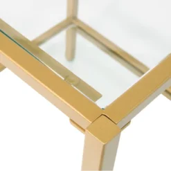 18.5" Square Camber Elite Side Table Gold - Studio Designs Home 10 18.5" Square Camber Elite Side Table Gold - Studio Designs Home -Lush Living Store GUEST 35f72e51 bec6 475e 9965 78df55c11cfe