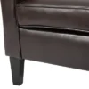 Aiden Bonded Leather Club Chair Brown - Christopher Knight Home -Lush Living Store GUEST 363cfe6b 5baf 4c15 9002 918d5522128d