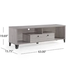 65" Celine Mid Century Modern Entertainment Unit - Christopher Knight Home -Lush Living Store GUEST 364c4d11 71e7 4800 ba2b 930e8f59d66a