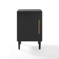 Everett Record Player Stand Matte Black - Crosley