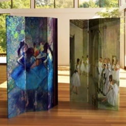6" Double Sided Works Of Degas Room Divider Dancers - Oriental Furniture 13 6" Double Sided Works Of Degas Room Divider Dancers - Oriental Furniture -Lush Living Store GUEST 3696243c dd6a 442e ab9f 4b142612ffba