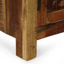 Greenler Boho Handcrafted 2 Door Wood Sideboard Natural/Multi Colored - Christopher Knight Home -Lush Living Store GUEST 3706dd2b f8ec 4ece 895b 1693912d22cf