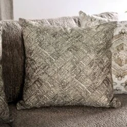 Quavo Upholstered Loveseat Gray - Furniture Of America -Lush Living Store GUEST 3720fd67 4db7 420e 9fb5 2db72f9de264