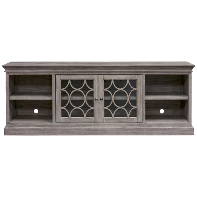 80" Rustic Two Door Tv Console Fully Assembled For Tvs Up To 80"- Martin Furniture 9 80" Rustic Two Door Tv Console Fully Assembled For Tvs Up To 80"- Martin Furniture - Image 7