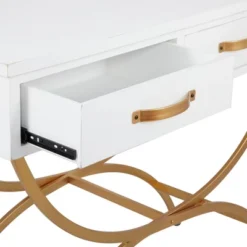 Contemporary Pine Console Table White - Olivia & May -Lush Living Store GUEST 38a62a63 c06c 4986 81b7 d41671fe8ac7