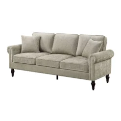 Evok Contemporary Chenille Upholstered Sofa - MiBasics -Lush Living Store GUEST 38dc9937 8d1d 441d a6da cf6cc5c7d931
