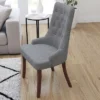 Merrick Lane Lillian Upholstered Tufted Side Accent Chair With Curved Rear Legs 2 Merrick Lane Lillian Upholstered Tufted Side Accent Chair With Curved Rear Legs -Lush Living Store GUEST 3991fe64 5c8c 4dc6 bb0a cb9f683601b0