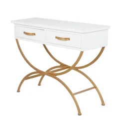 Contemporary Pine Console Table White - Olivia & May -Lush Living Store GUEST 39a36bc5 1382 485d abb6 5d9d0fa8d56b