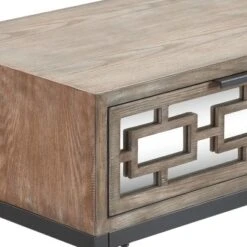 Hayworth Mirrored Console Table Gray - Finch -Lush Living Store GUEST 39b3af52 8750 4550 9322 cb0b54f4c8e2