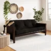 Full Chester Wood Arm Futon Frame With 8" Microfiber Mattress - Room & Joy -Lush Living Store GUEST 39b94f59 bf7a 49c2 bbd1 db6bcb716b80