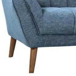 Cobra Mid-Century Modern Sofa Blue Linen/Walnut - Armen Living -Lush Living Store GUEST 39f5a2fb 9d78 47f3 ac90 fa87852641c8