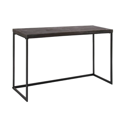Contemporary Metal Console Table Brown - Olivia & May 4 Contemporary Metal Console Table Brown - Olivia & May - Image 2