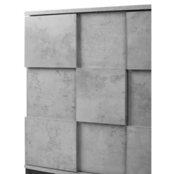 Adams 2-doors Cement Gray Cabinet With 1 Adjustable Inner Shelves - The Pop Maison -Lush Living Store GUEST 3ada9568 a453 47b2 94fb 9c38c6103012