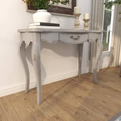 Farmhouse Vintage Console Table White - Olivia & May -Lush Living Store GUEST 3af102cf cdb2 4d3b 888c 5786b1db6855