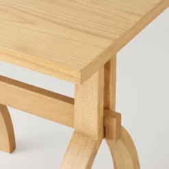 Sawhorse Wood Accent Side Table - Natural - Hearth & Hand™ With Magnolia -Lush Living Store GUEST 3b575fa6 5ded 4084 aa3d b629636da4b3