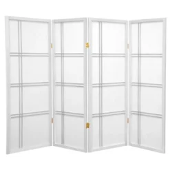 4 Ft. Tall Double Cross Shoji Screen (4 Panels) - Oriental Furniture -Lush Living Store GUEST 3c066413 6f52 4c4f 9157 6c0f72cae360