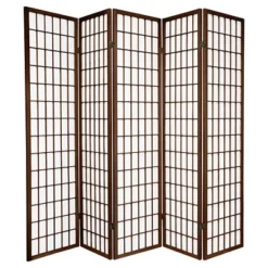 6 Ft. Tall Window Pane Shoji Screen - Oriental Furniture -Lush Living Store GUEST 3c9495c9 41a4 4616 8288 2770250305b4