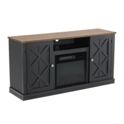 Electric Fireplace And TV Stand For TVs Up To 60" Gray - Home Essentials -Lush Living Store GUEST 3cb4d033 5f7b 4954 9d41 1cc7f963d4ae