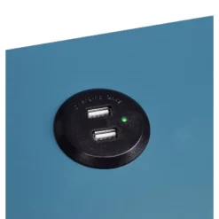 Byzad Side Table With USB Charging Dock Teal - Acme Furniture -Lush Living Store GUEST 3cfd56e5 ca9f 4f30 9b8e 7891201060cd