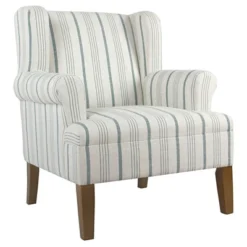 Emerson Rolled Arm Accent Chair - Homepop -Lush Living Store GUEST 3e0f05f8 e604 4ff0 894a cf26624832ef