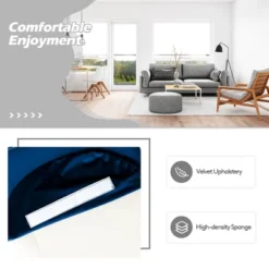 Costway Velvet Accent Office Armchair Adjustable Swivel Removable Cushion PinkBlueGrey -Lush Living Store GUEST 3e179a81 125b 402c 8ffc 7fad8f4ea0f1