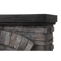 36" Freestanding Electric Fireplace Gray - Home Essentials -Lush Living Store GUEST 3e446d02 e2f9 4f7b a6b1 797f2f41d4ed