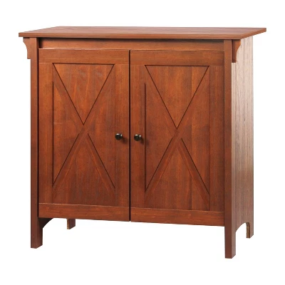 Saint Birch Hawksbury 2-Door Storage Cabinet, Cherry 3 Saint Birch Hawksbury 2-Door Storage Cabinet, Cherry