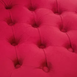 HOMCOM High Back Accent Chair, Upholstered Armless Chair, Retro Button-Tufted Royal Design With Thick Padding And Rubberwood Leg, Crimson Red 11 HOMCOM High Back Accent Chair, Upholstered Armless Chair, Retro Button-Tufted Royal Design With Thick Padding And Rubberwood Leg, Crimson Red -Lush Living Store GUEST 3eebe4b7 8f46 404f a19d f9efff4a0539