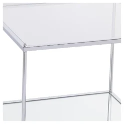 Benton Glam Mirrored End Table - Chrome - Aiden Lane -Lush Living Store GUEST 3f216f4c a577 4323 bea3 8fb134e79539