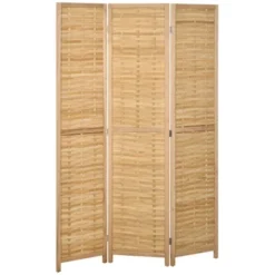 HOMCOM Room Divider, 5.5' Tall Bamboo Portable Folding Privacy Screens, Hand-Woven Double Side Partition Wall Dividers For Home, Natural 15 HOMCOM Room Divider, 5.5' Tall Bamboo Portable Folding Privacy Screens, Hand-Woven Double Side Partition Wall Dividers For Home, Natural -Lush Living Store GUEST 3fe7bbec 1d01 4752 b1e1 be41ec134544