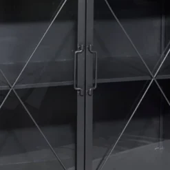 Industrial Metal Cabinet Black - Olivia & May -Lush Living Store GUEST 3ff1fb68 05ac 4316 ad1e 7c1ed8fada94