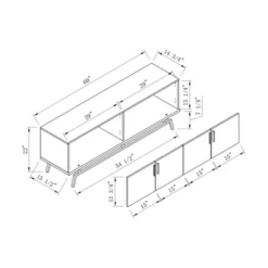 Micke Storage TV Stand For TVs Up To 65" - MiBasics -Lush Living Store GUEST 4009840f 41b4 46e7 ad05 1ab2b591741a
