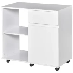 HOMCOM Filing Cabinet/Printer Stand With Open Storage Shelves, For Home Or Office Use, Including An Easy Drawer -Lush Living Store GUEST 406fa8bb b7c4 4c8a a718 64036be23bf3