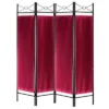 Legacy Decor Metal And Woven Fabric Room Divider With Two Way Hinges -Lush Living Store GUEST 40eb7d78 404c 4121 9198 6cc69213b828