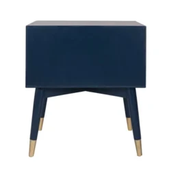 Knox 2 Drawer Side Table With Brass Accents - East At Main -Lush Living Store GUEST 41389548 0746 4a48 becd 0e5ceade556a