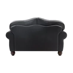 Antonia 60" Wide Chesterfield Loveseat, Genuine Leather Sofa With Nailhead Trim And Rolled Armrests -A+B | ARTFUL LIVING DESIGN -Lush Living Store GUEST 416b3ba8 ca5b 4662 9923 2066c8242a4a