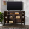 Corner TV Stand For TVs Up To 55" With Metal Mesh Doors - Saracina Home -Lush Living Store GUEST 4226f09b ff09 4ada ac4e 8e76250e50c5