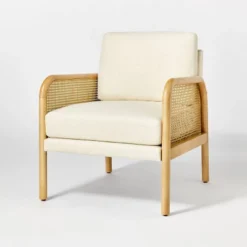 Cane Accent Chair Cream - Threshold™ Designed With Studio McGee -Lush Living Store GUEST 425dab13 ab47 4f03 adfa 872e0793bca3