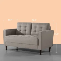 53" Benton Loveseat Sofa - Zinus -Lush Living Store GUEST 4299a734 00fd 4a81 addd ddf556ab7e0c