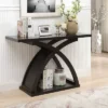 Henry X Cross Base Sofa Table Espresso - MiBasics -Lush Living Store GUEST 432a946b 0c1c 47e3 bbb5 0e381825864d