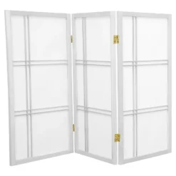 3 Ft. Tall Double Cross Shoji Screen (3 Panels) - Oriental Furniture -Lush Living Store GUEST 43cf648b 58b5 4407 a35b b4f43ad65c79