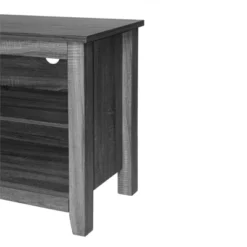 Better Home Products Noah Wooden 70 TV Stand With Open Storage Shelves Charcoal -Lush Living Store GUEST 43ddc528 3251 4a75 af8b 4de8ed32f082