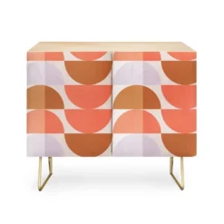 ThirtyOne Illustrations Plum And Tangerine Credenza - Deny Designs -Lush Living Store GUEST 443c4374 eb98 4d0f 949c 65403626a47e