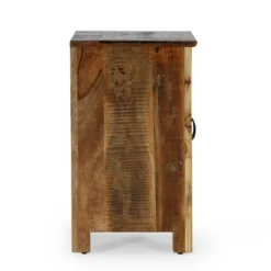 Greenler Boho Handcrafted 2 Door Wood Sideboard Natural/Multi Colored - Christopher Knight Home -Lush Living Store GUEST 443c9cbf 7e95 4385 b8a1 db237c6de309