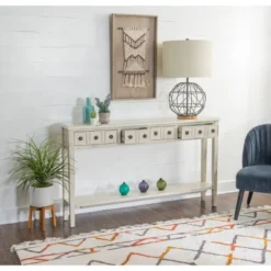 Calinda Long Console Table - Powell Company -Lush Living Store GUEST 44420501 e9da 4d42 ab8c 4f88c940203e