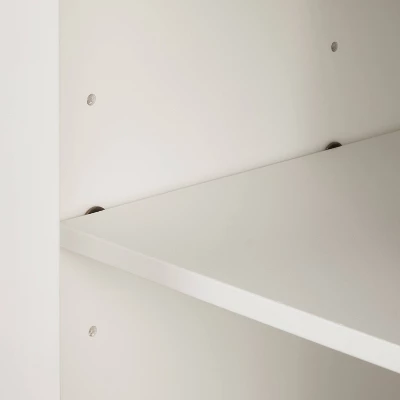 3pc Tara Entertainment Set With Open Shelving Distressed White - Crosley 12 3pc Tara Entertainment Set With Open Shelving Distressed White - Crosley - Image 10