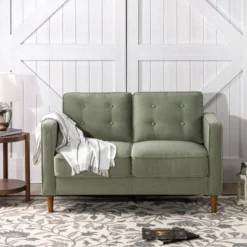 53" Lauren Loveseat Sofa Pearl Green - Zinus -Lush Living Store GUEST 44c78dcf c8af 4513 b721 2e6c98030493