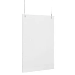 Flash Furniture Suspended Register Shield / Sneeze Guard - Mounting Or Hanging Hardware Included -Lush Living Store GUEST 459e87e8 53b2 4ea8 805a cb4db98a9b59