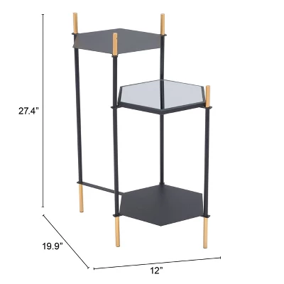 Whitfield Side Table Gold/Black - ZM Home 11 Whitfield Side Table Gold/Black - ZM Home - Image 9