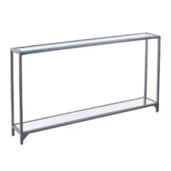 Berton Narrow Metal Console - Aiden Lane -Lush Living Store GUEST 461f1c09 979d 4983 a80e 89efc1a6cab5